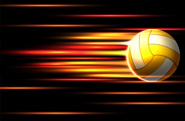 Volleyball tournament poster template design