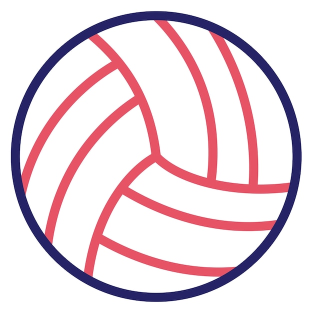 Vector volleyball vector icon illustration of sports iconset