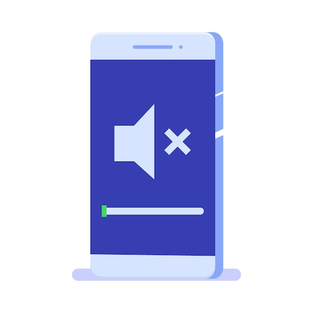 Vector volume dempen pictogram illustratie