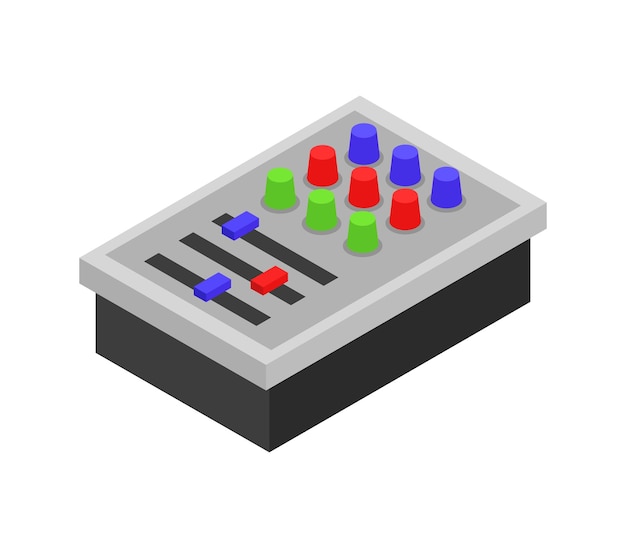 Volume equalizer isometric