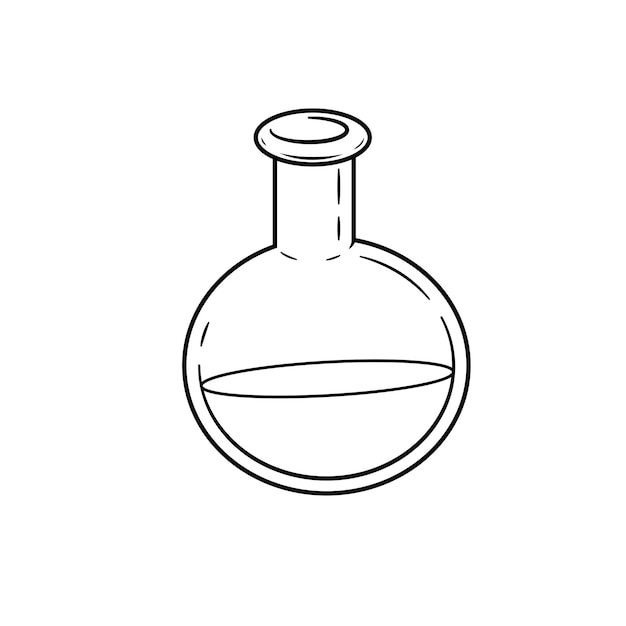 Vector volumetric flask