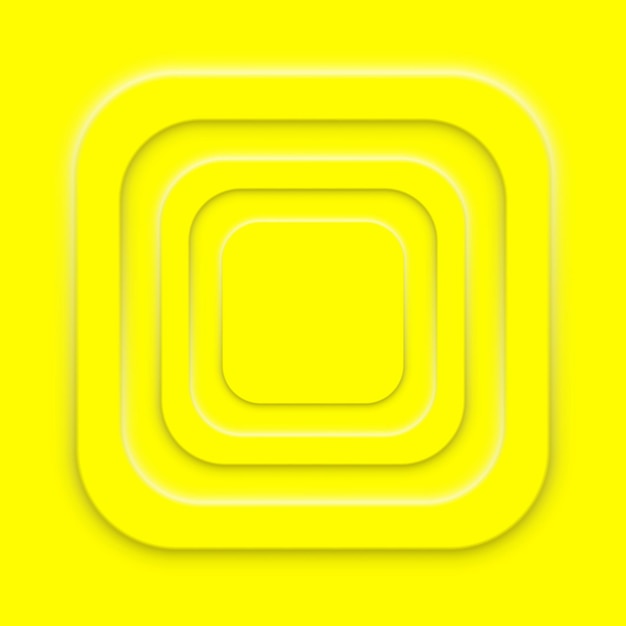 Volumineuze gele achtergrond Stralend en levendig Driedimensionale achtergrond felgele tint verhelderend visueel effect Vectorlijnpictogram voor zaken en reclame