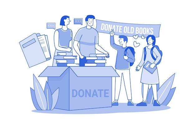 Volunteer Group Donates Old Books And Newspapers To Poor Students