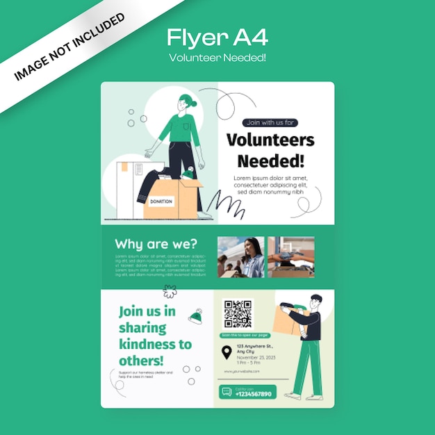 Volunteer Needed Flyer Template