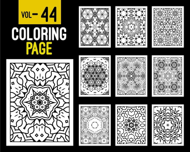 Volwassen Mandala Coloring Book Oosterse patroon vectorillustratie Islam Arabisch Indiaas Turks