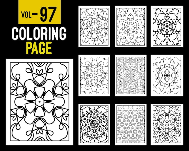 Volwassen Mandala Coloring Book Oosterse patroon vectorillustratie Islam Arabisch Indiaas Turks