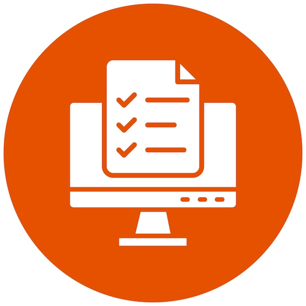 Voor de lijst Vector Icon Design Illustration