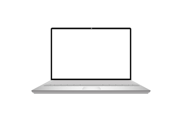 Vooraanzicht Laptop Mockup