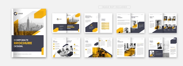 Voorbeeld van een brochure met een bedrijfsprofiel