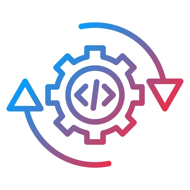 Voortdurende integratie icoon vector afbeelding Kan worden gebruikt voor Software Testing