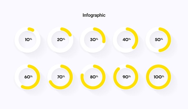 Voortgang infographic downloaden laden