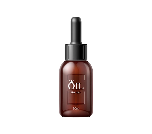 Vorm voor de verpakking van cosmetische producten in haarolieflessen