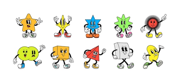 Vector vorms cartoon personages 2