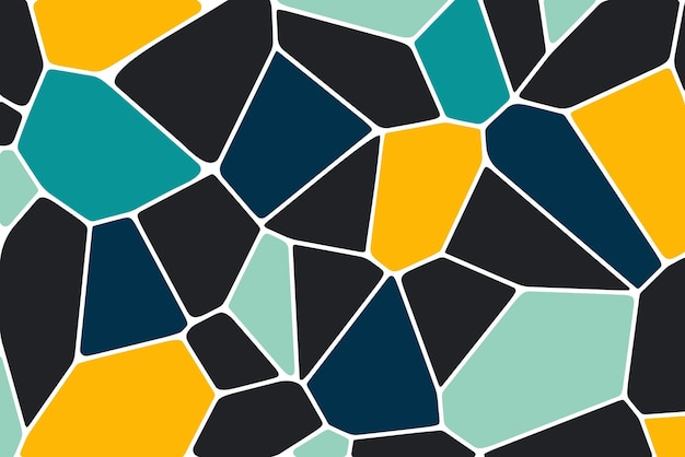 Vettore voronoi diagramma colorato trama geometrica delle piastrelle, sfondo, trama della pietra, motivo dei tessuti di stampa