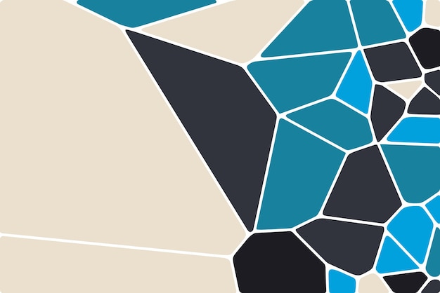Мозаика вороного красочная диаграмма геометрическая текстура плитки, фон, текстура камня