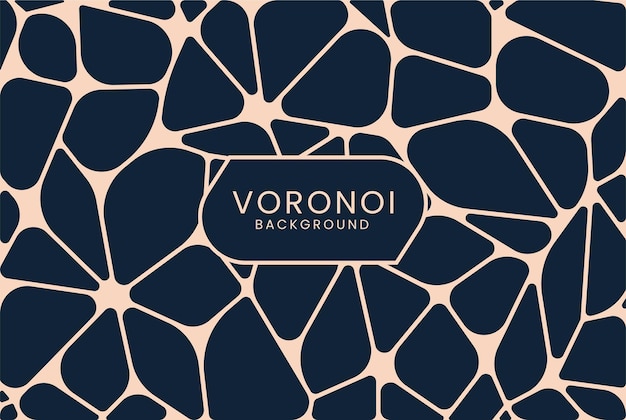 Voronoi organische patroon achtergrond