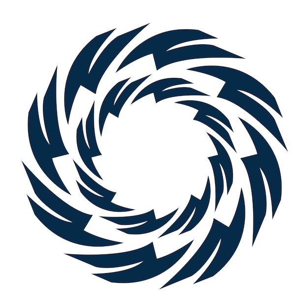 Vortex logo symbol icon illustration design vectorTornado vortex hurricane logo design elements