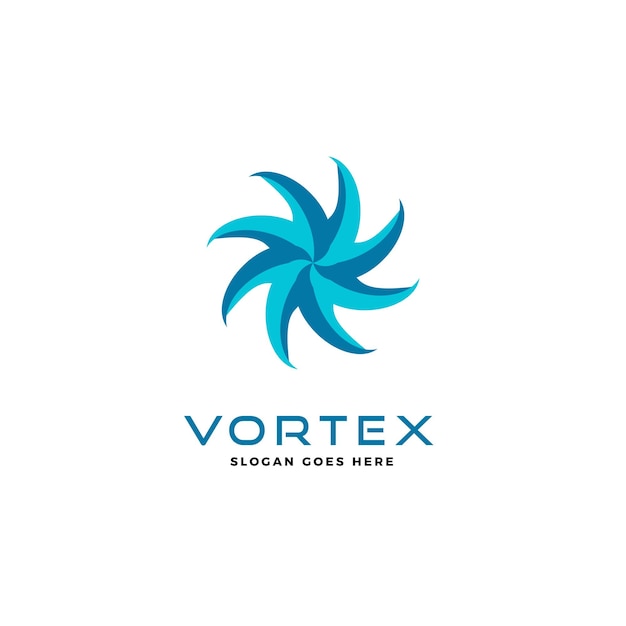 Vector vortex logo vector pictogram illustratie