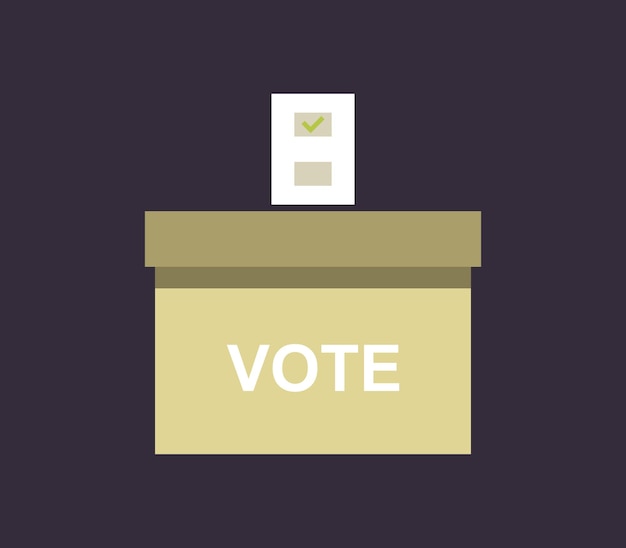 Vector vote boxes