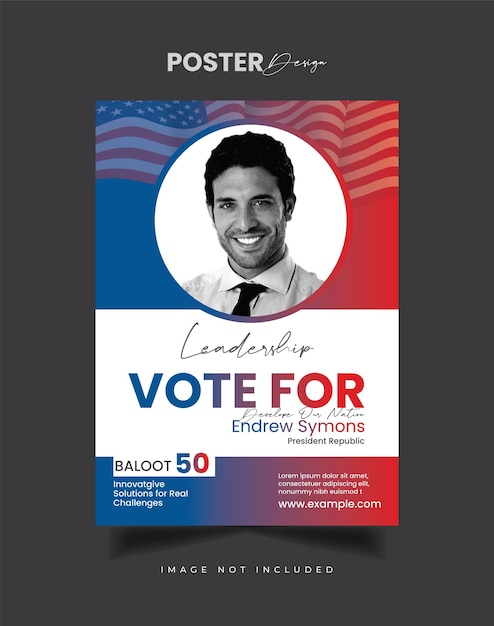 Vote for Endrew Symons Political Campaign Poster
