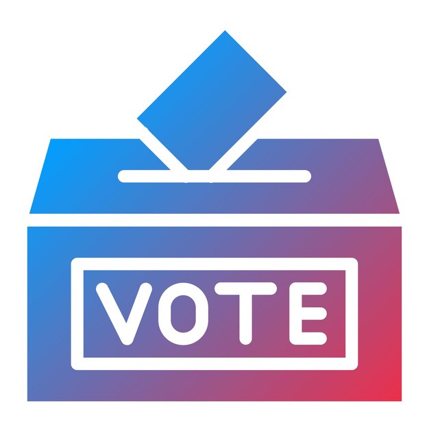 Vote icon vector image Can be used for Human Rights