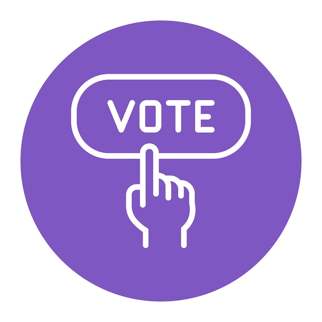 Vote icon vector image Can be used for Protesting and Civil Disobedience