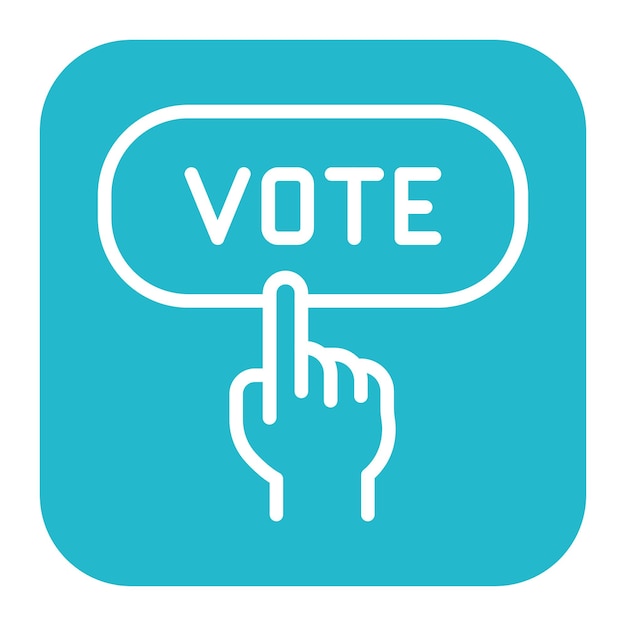 Vote icon vector image Can be used for Protesting and Civil Disobedience