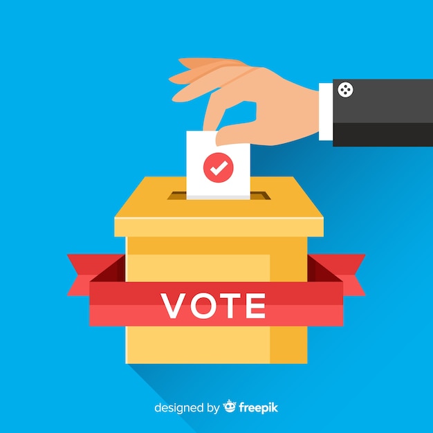 Vector voting and election concept