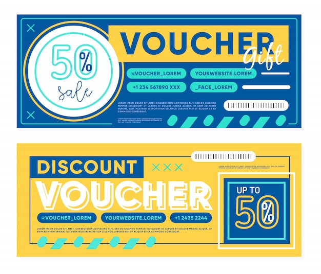 Vouchers for 50% discount