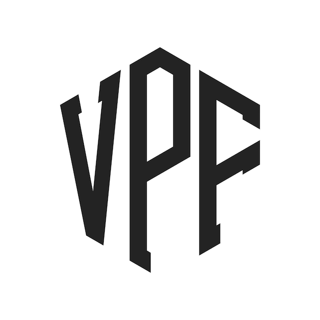 ロゴのデザイン: VFV フォーマット: VFW モノグラム フォーム: 6角形