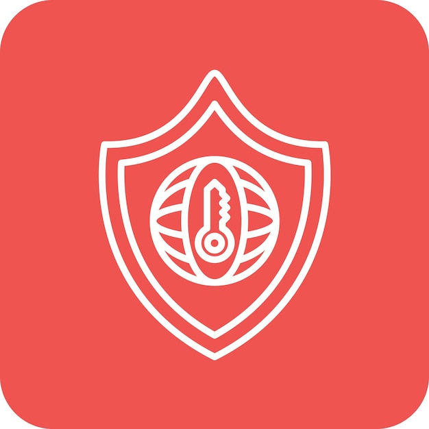 VPN icon vector image Can be used for Security