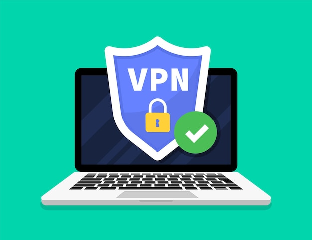 VPN-service Netwerkbeveiliging antivirus vpn-privacy Laptop met veilig