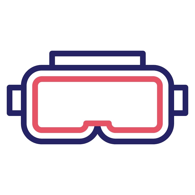 VR-bril vector icoon illustratie van Entertainment icoon set