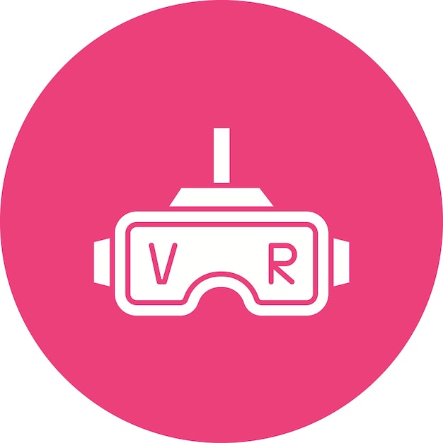 Vector vr-bril vector illustratie stijl