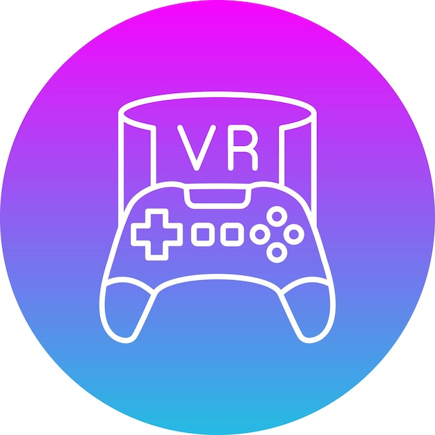 ベクトル ゲームアイコン vr