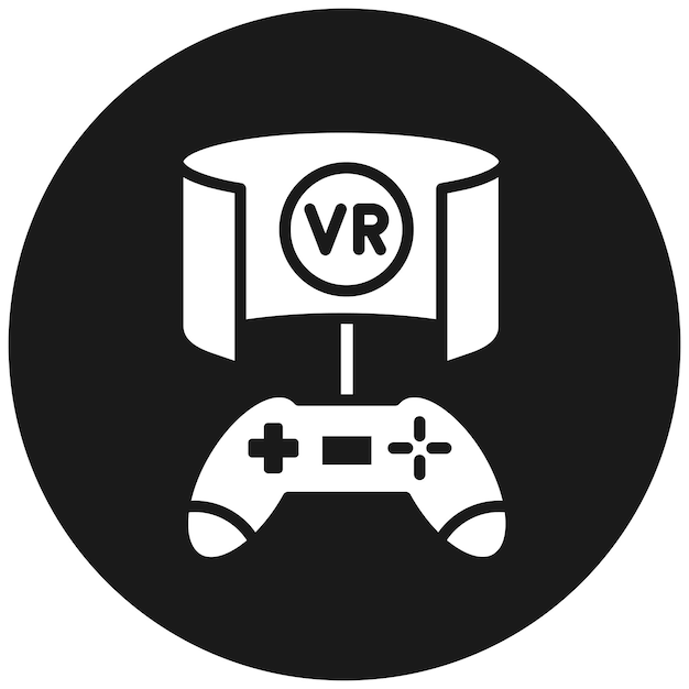 Vr Game vector icon Can be used for Virtual Reality iconset