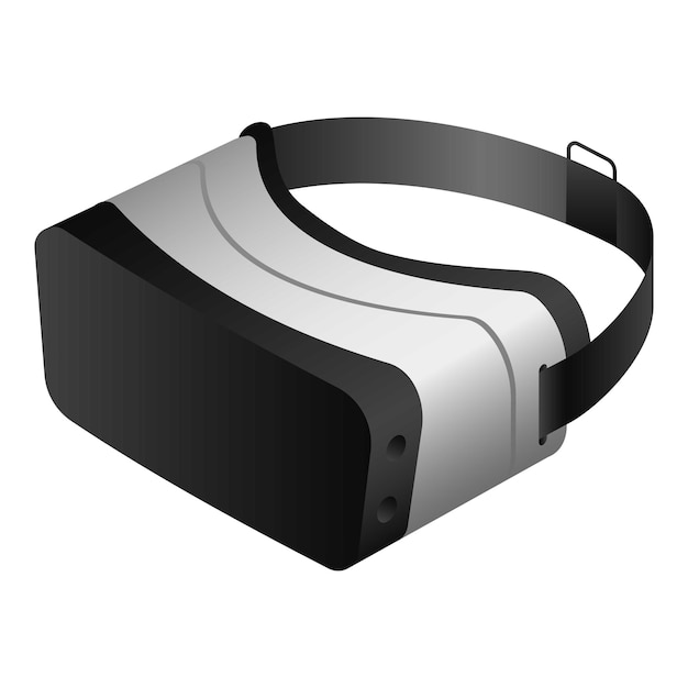 vr glasses headset icon isometric of vr glasses headset vector icon for web design isolated on white background
