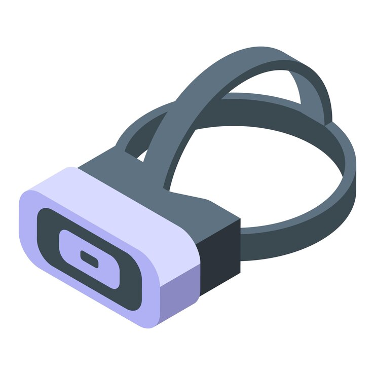 Vector vr glasses icon isometric vector virtual technology digital tech