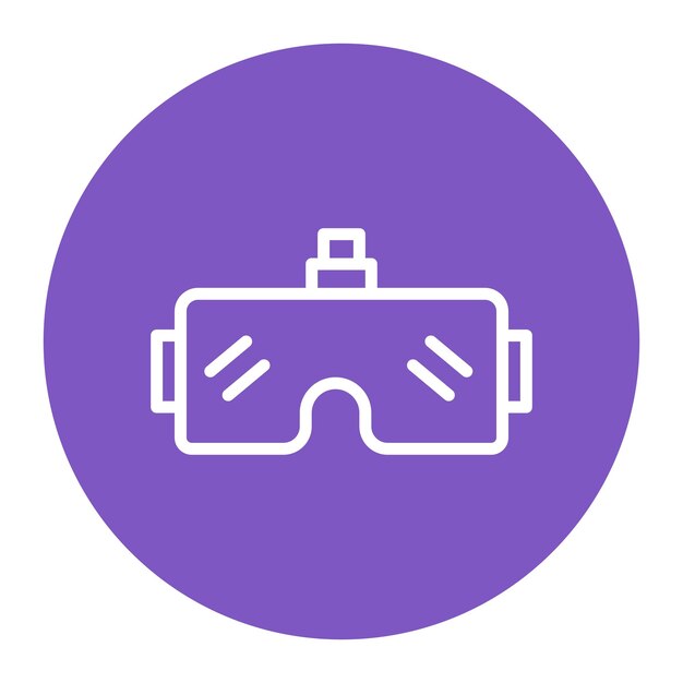 Vr Glasses icon vector image Can be used for Science Fiction