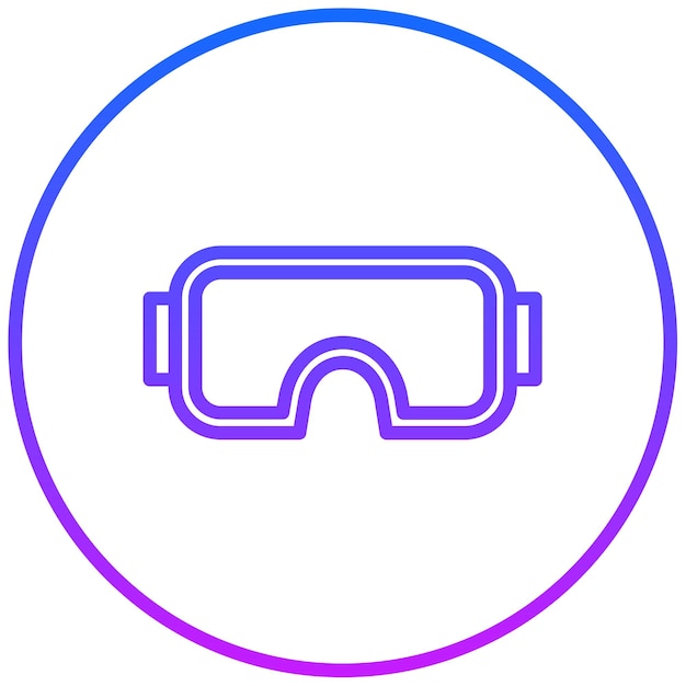 メガネのベクトルイラスト Vr