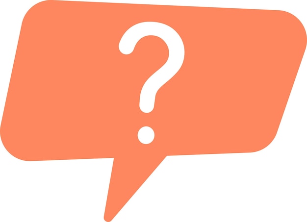 Vraagtekenpictogram interesse logo belangrijke vraag tekstballon voorraad