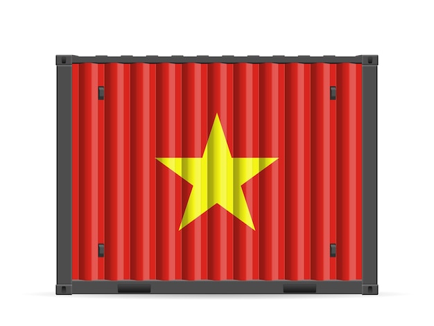 Vrachtcontainer Vietnam vlag