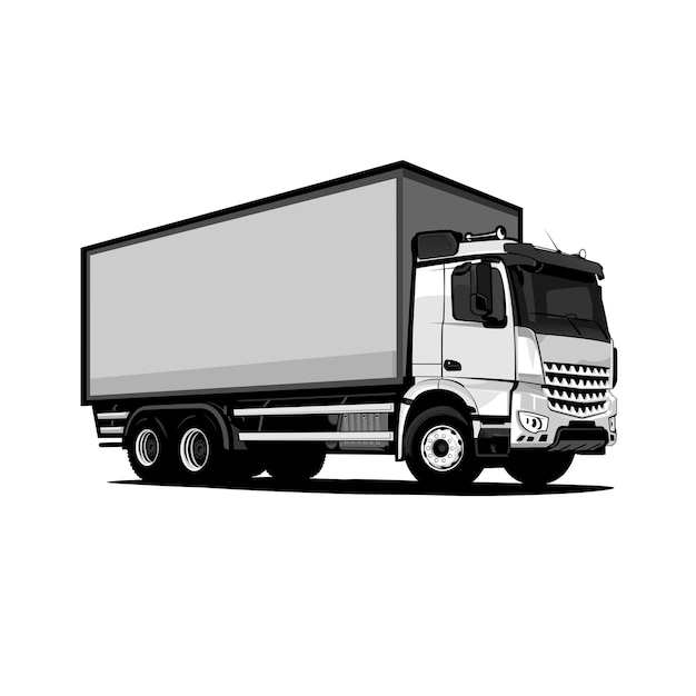 Vrachtwagen box illustratie vector