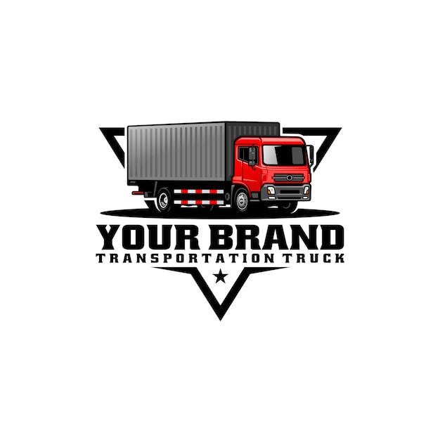 vrachtwagen logo vector geïsoleerd