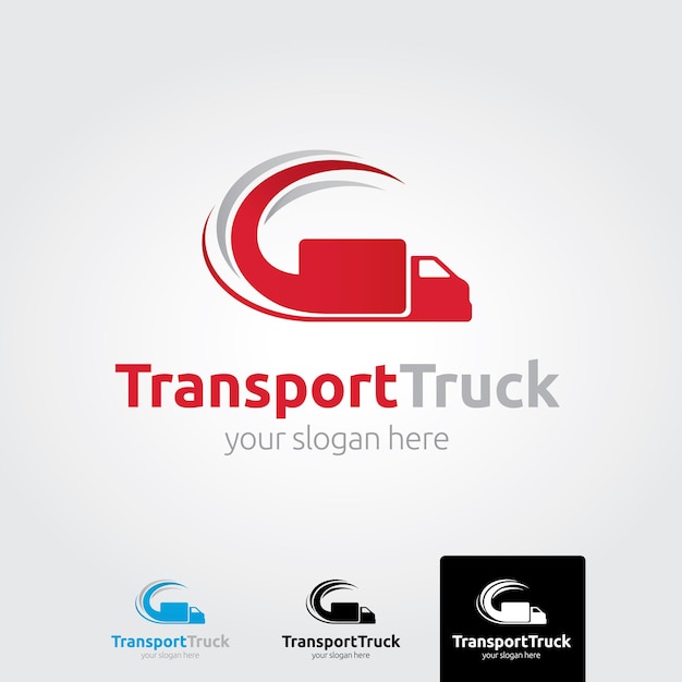 Vrachtwagen logo vector ontwerp. geweldig een vrachtwagenlogo. een vrachtwagen logo.