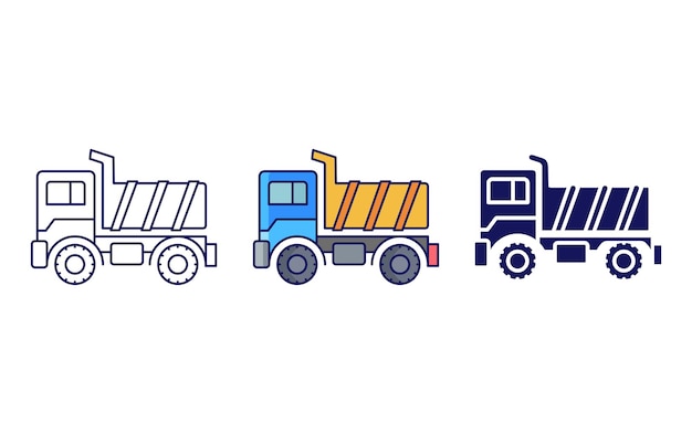 Vrachtwagen pictogram laden