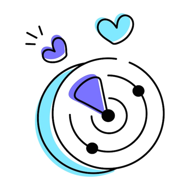 Vrede en Harmonie Doodle Icon