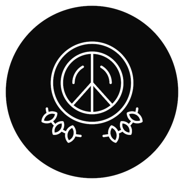 Vrede icoon vector afbeelding Kan worden gebruikt voor Diplomatie
