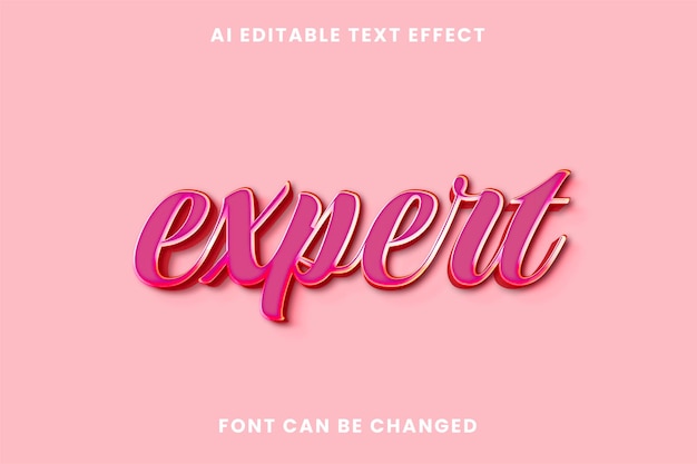 Vriendschap sterke girly moderne bewerkbare teksteffect vector