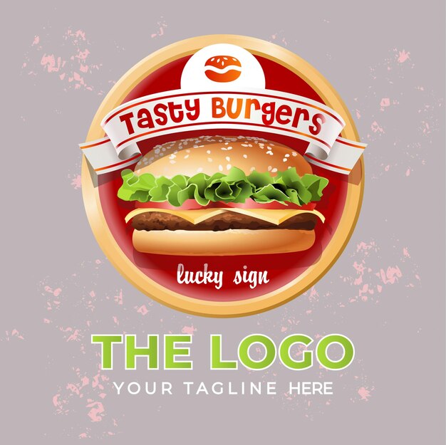 Vrij van stickers met fastfood-logo's